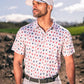Pins & Aces Men's AMERICAN TRADITIONAL Performance Polo