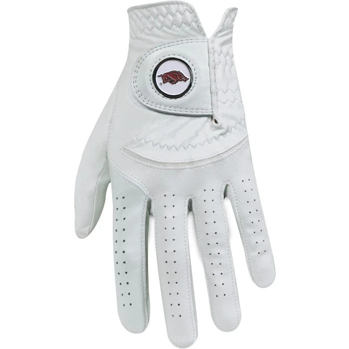 FootJoy Men's Arkansas Razorback Golf Gloves with Ball Marker