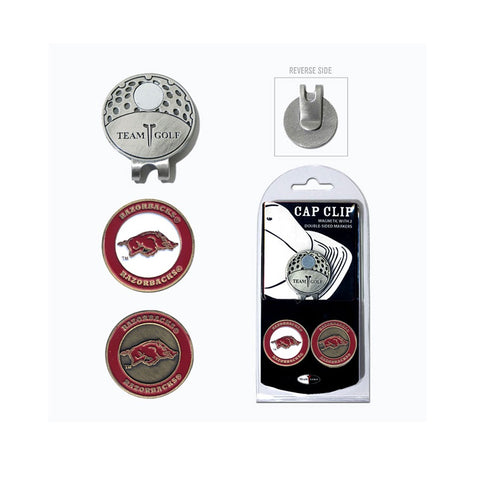 Team Golf Hat Clips with Ball Markers - NCAA Collegiate