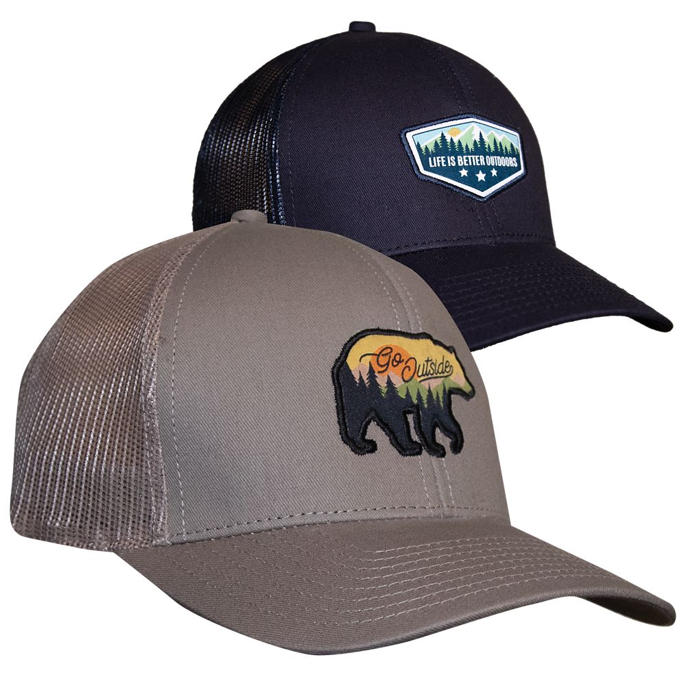 Zion Outdoors Structured Cotton Trucker Caps