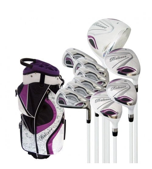 Founders Club Believe Complete Ladies Golf Set Right Handed PURPLE (Petite -1")