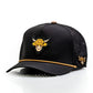 Pins And Aces Perforated Rope Hat With Ball Marker - Highland Cow