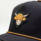 Pins And Aces Perforated Rope Hat With Ball Marker - Highland Cow