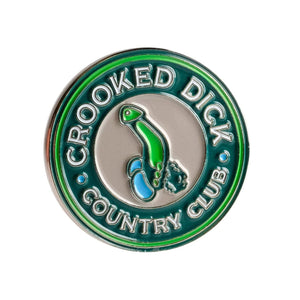 Pins And Aces Golf Crooked Dick CC Ball Marker