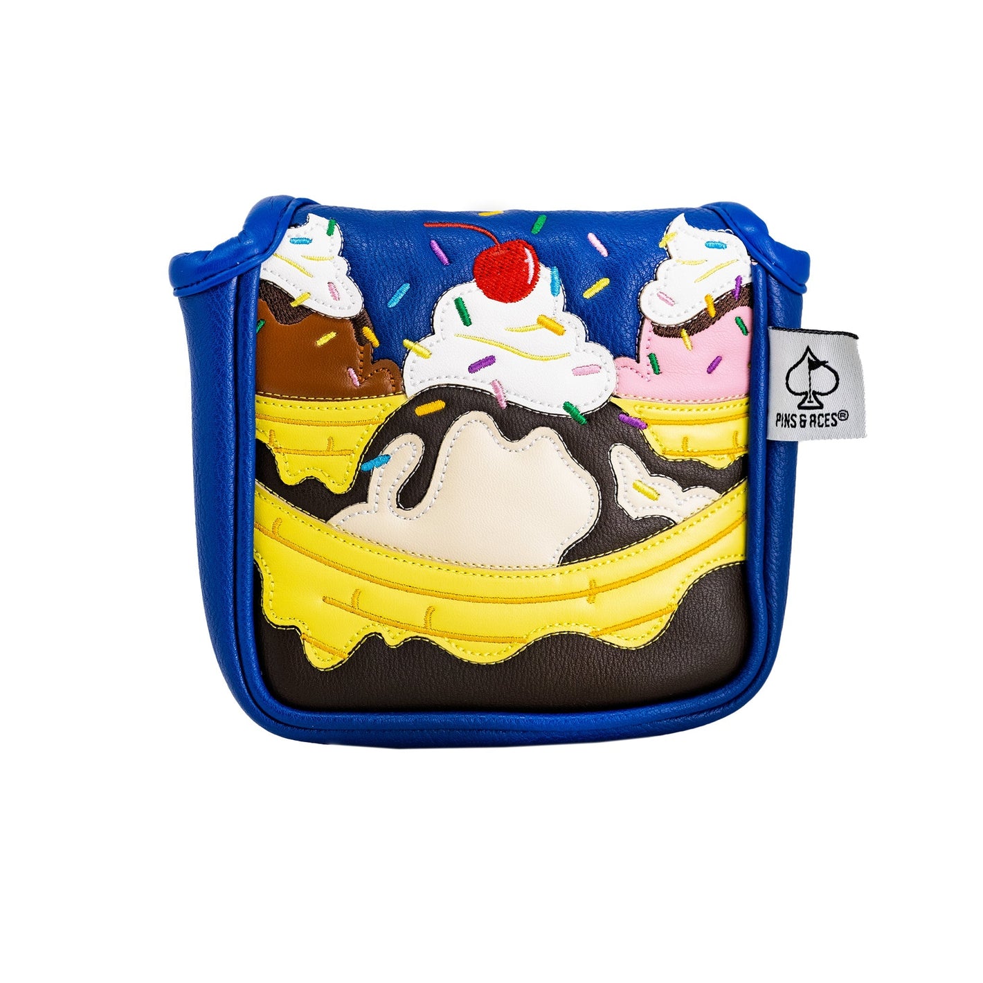 Pins And Aces Golf Banana Split - Mallet Putter Cover