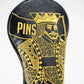 Pins & Aces Black Gold King of Spades Driver Head Cover