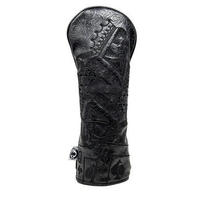 Pins And Aces Golf Blackout Queen of Spades - Fairway Cover