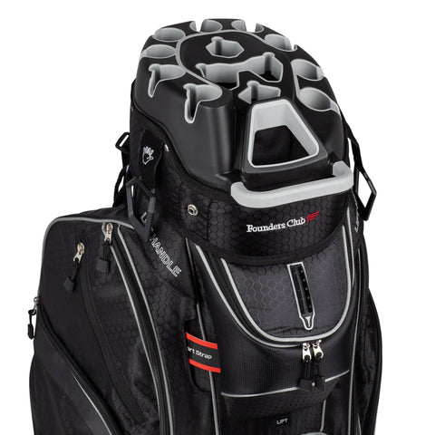 Founders Club 3rd Generation Premium Organizer 14 Way Golf Cart Bag - Black