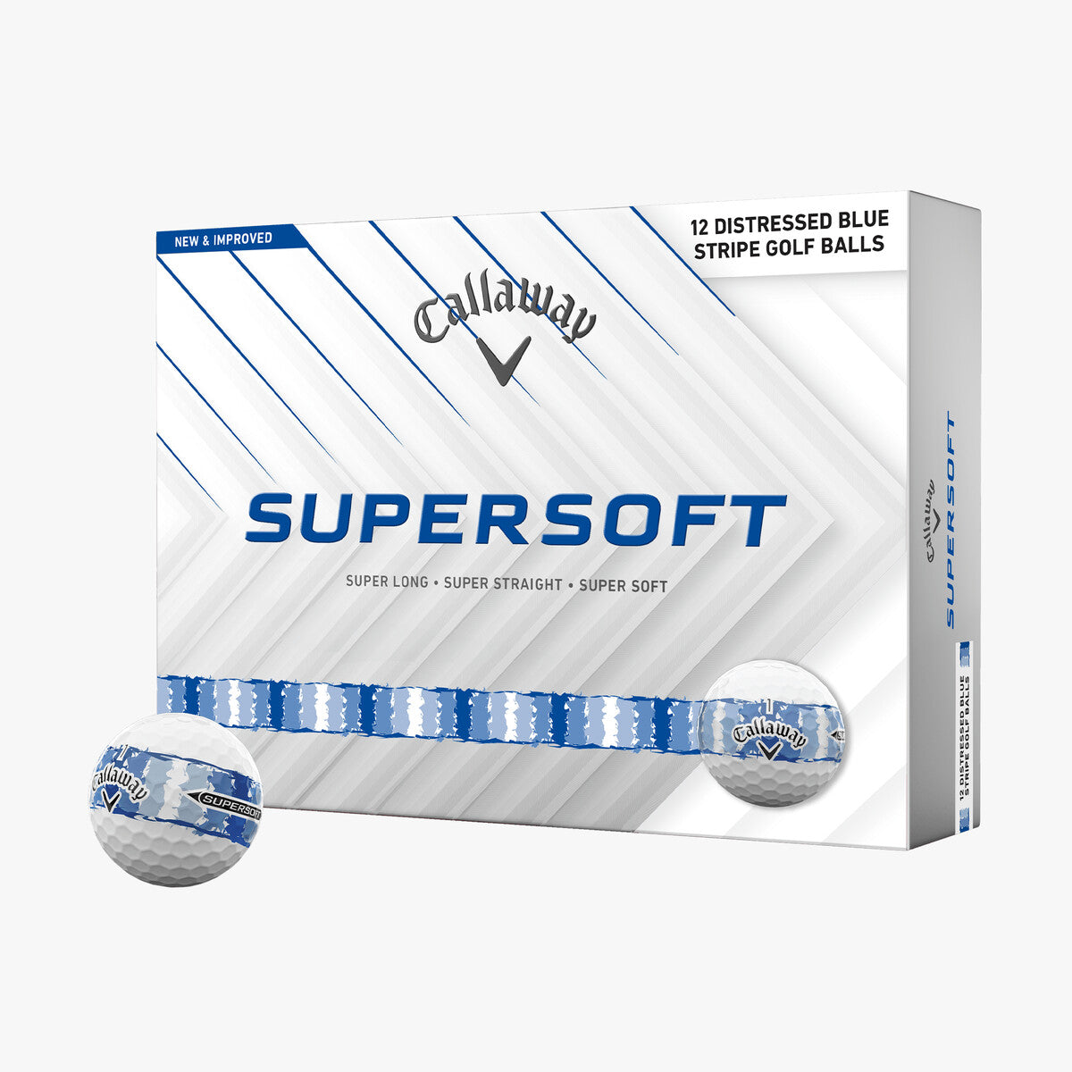 Callaway Supersoft Distressed Stripe Golf Balls
