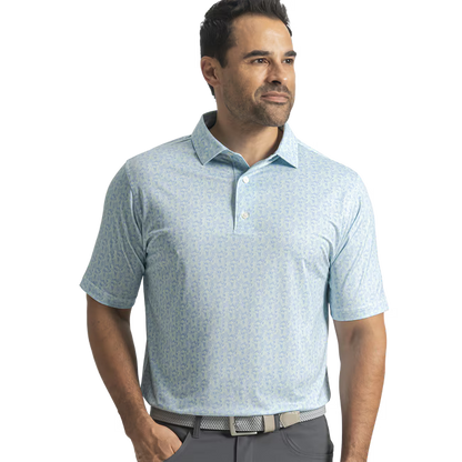Footjoy Dot Terrain Lisle Mens Polo Golf Shirt