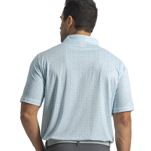 Footjoy Dot Terrain Lisle Mens Polo Golf Shirt