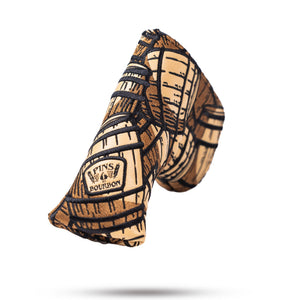 Pins And Aces Golf Bourbon Barrel Blade Putter Cover