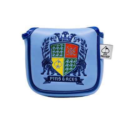 Pins And Aces Golf Coat of Arms - Mallet Cover