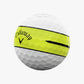 Callaway Chrome Tour X 360 Yellow Stripe Golf Balls