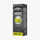 Callaway Chrome Tour X 360 Yellow Stripe Golf Balls