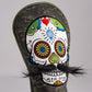 Pins And Aces Golf Mustache Sugar Skull - Fairway Cover Green Camo