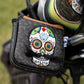 Pins And Aces Golf Mustache Sugar Skull - Mallet Putter Cover Gray Camo