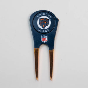 Team Golf NFL Die Cut Divot Tool With 2 Ball Markers