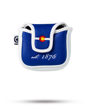 Pins And Aces Golf Colorado State Flag - Mallet Putter Cover