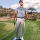 Pins & Aces Men's CORAL CASCADES Performance Polo