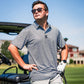 Pins & Aces Men's CORAL CASCADES Performance Polo