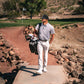 Pins & Aces Men's CORAL CASCADES Performance Polo