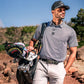 Pins & Aces Men's CORAL CASCADES Performance Polo