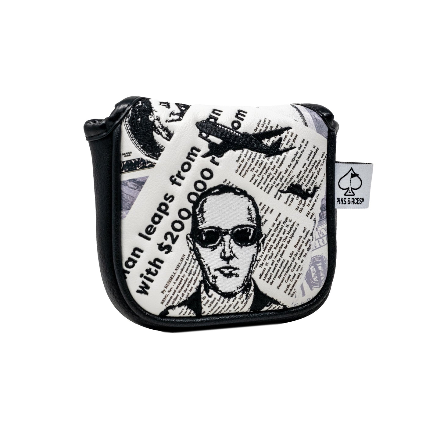 Pins And Aces Golf D.B. Cooper - Mallet Putter Cover