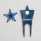 Team Golf NFL Die Cut Divot Tool With 2 Ball Markers