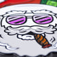Pins And Aces Golf Santa the Degenerate Ball Marker