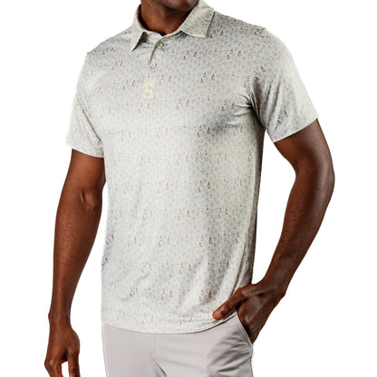 Pins & Aces Men's DRINKING BUDDIES Performance Polo