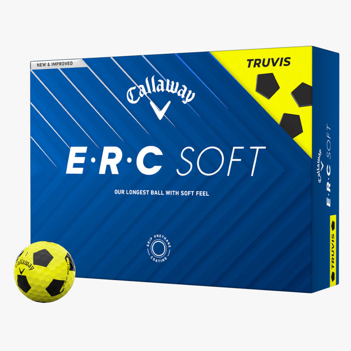 Callaway ERC Soft Truvis Yellow Golf Balls