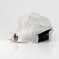 Pins And Aces Freedom Eagle Perforated Rope Hat With Ball Marker - White