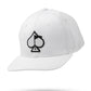 Pins And Aces Golf Performance Spade Hat - White