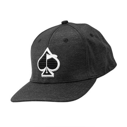 Pins And Aces Golf Performance Spade Hat - Charcoal