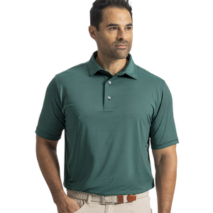 Footjoy MicroFeeder Stripe Lisle Mens Polo Golf Shirt