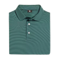 Footjoy MicroFeeder Stripe Lisle Mens Polo Golf Shirt