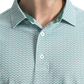 Footjoy Scallop Geo Pique Mens Polo Golf Shirt