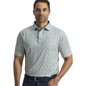 Footjoy Surfs Up Lisle Mens Polo Golf Shirt