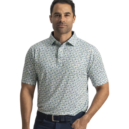 Footjoy Surfs Up Lisle Mens Polo Golf Shirt