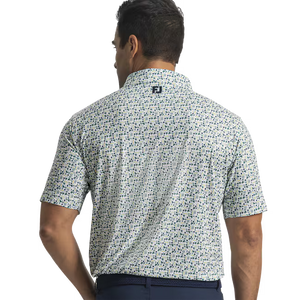 Footjoy Surfs Up Lisle Mens Polo Golf Shirt