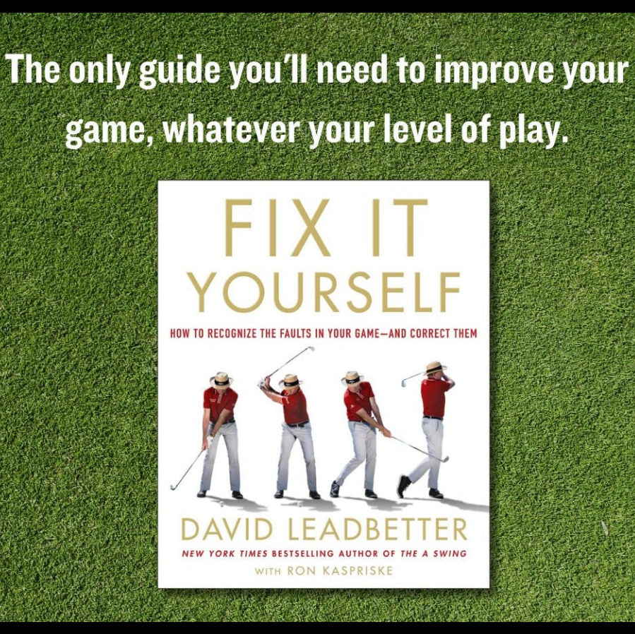 Leadbetter Swing Aids FIX IT YOURSELF - How to recognize the faults in your game and Correct them (hardback)