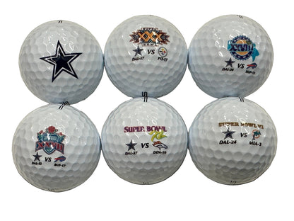Wilson Staff Model Limited Edition Dallas Cowboys Super Bowl Golf Balls