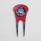 Team Golf NCAA Die Cut Divot Tool With 2 Ball Markers