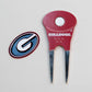 Team Golf NCAA Die Cut Divot Tool With 2 Ball Markers