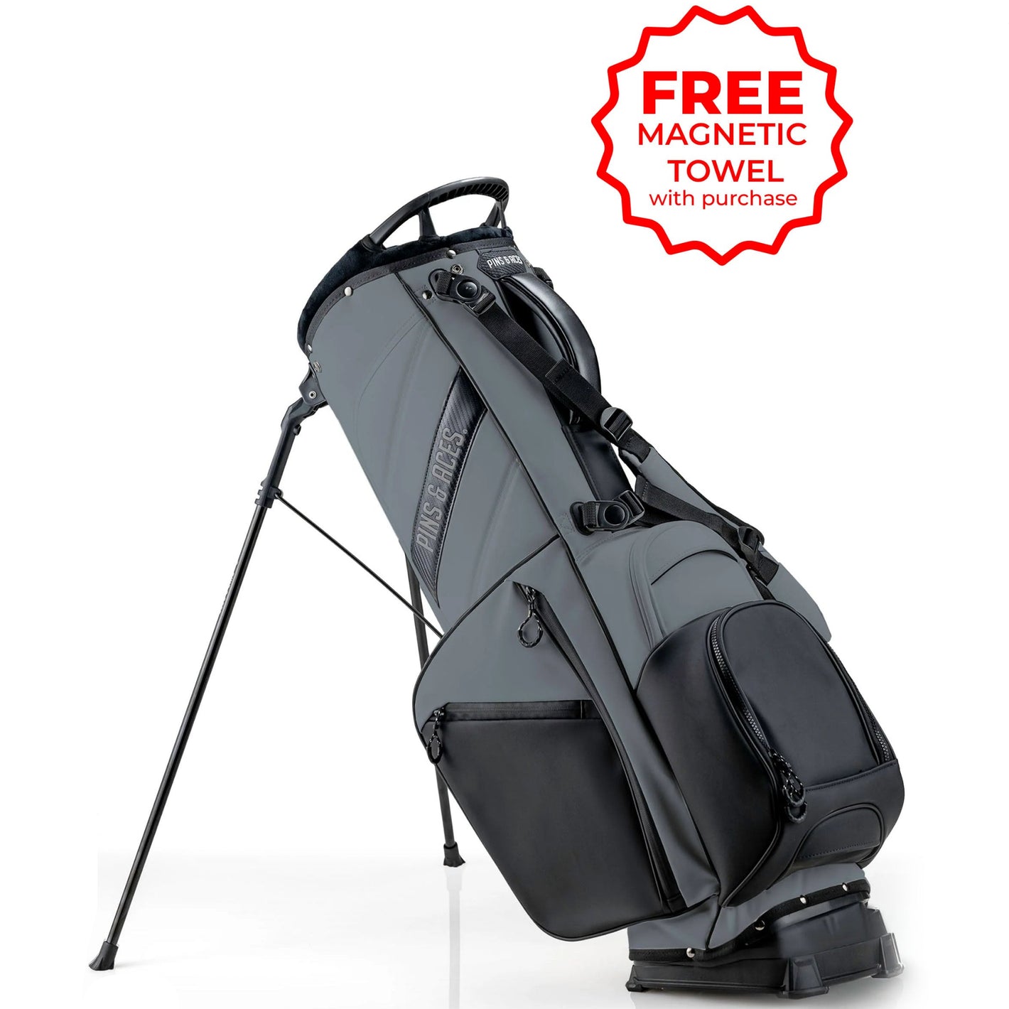 Pins And Aces Golf Player Preferred™ Golf Bag - Flat Ash