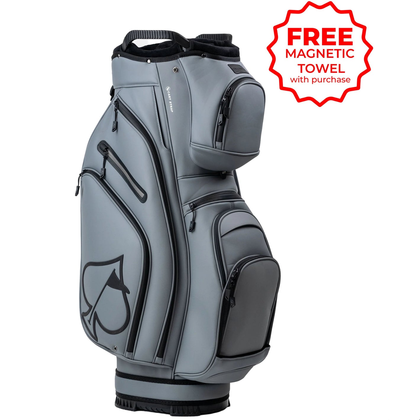 Pins And Aces Golf Player Preferred™ Cart Bag - Flat Ash