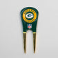 Team Golf NFL Die Cut Divot Tool With 2 Ball Markers