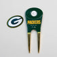 Team Golf NFL Die Cut Divot Tool With 2 Ball Markers