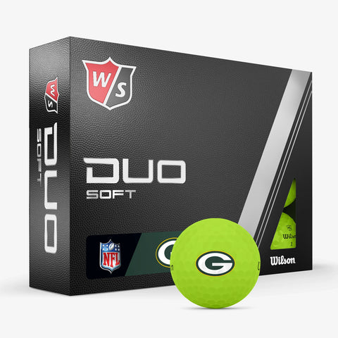 Wilson Staff Duo Optix NFL Team Licensed Golf Balls - Matte Green